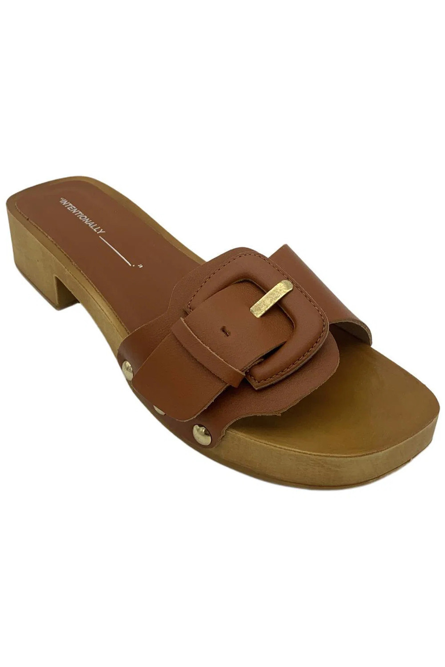 INTENTIONALLY BLANK Buckle Clog Sandals Canyon - Medium